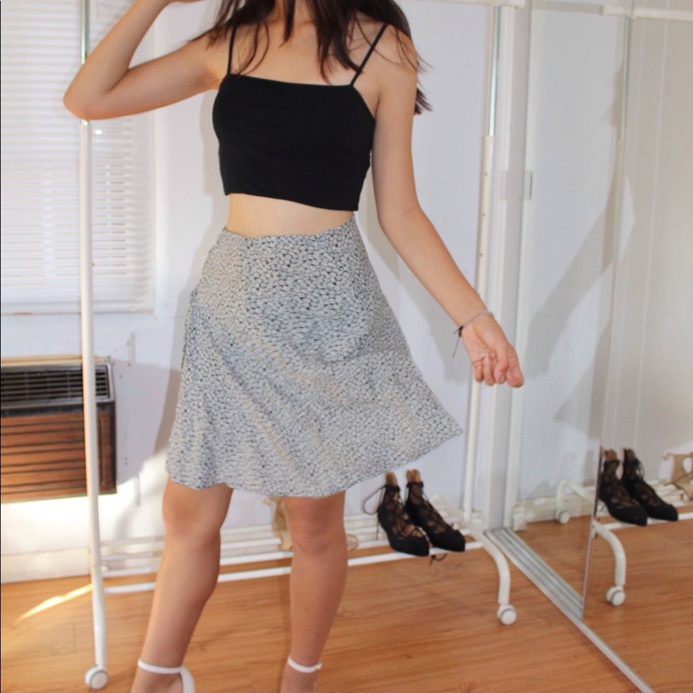 FLORAL HIGH-WAISTED SKIRT